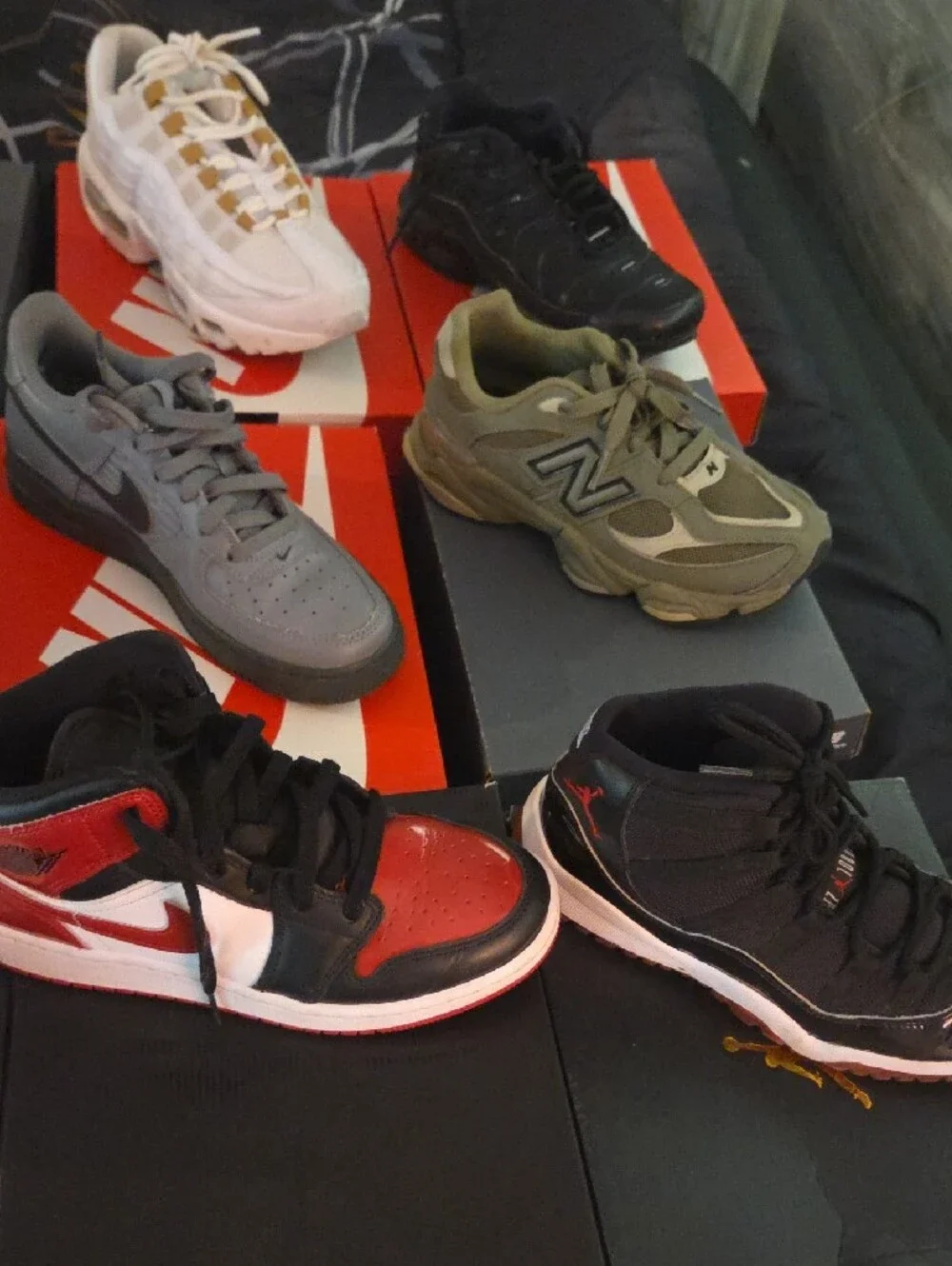 Boys Retro Jordans, Nike Air Max and New Balance